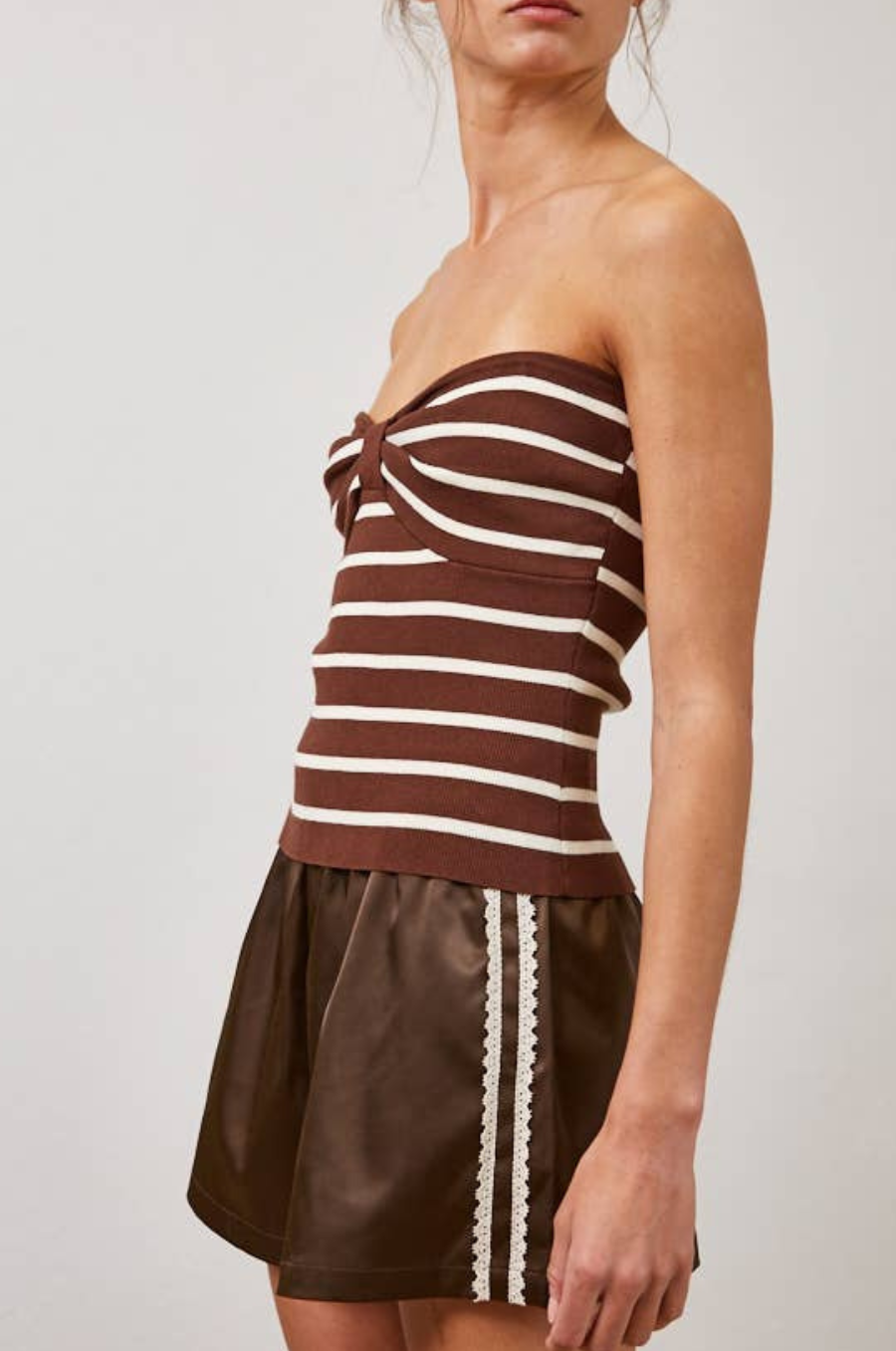 Willow Satin Lace Shorts