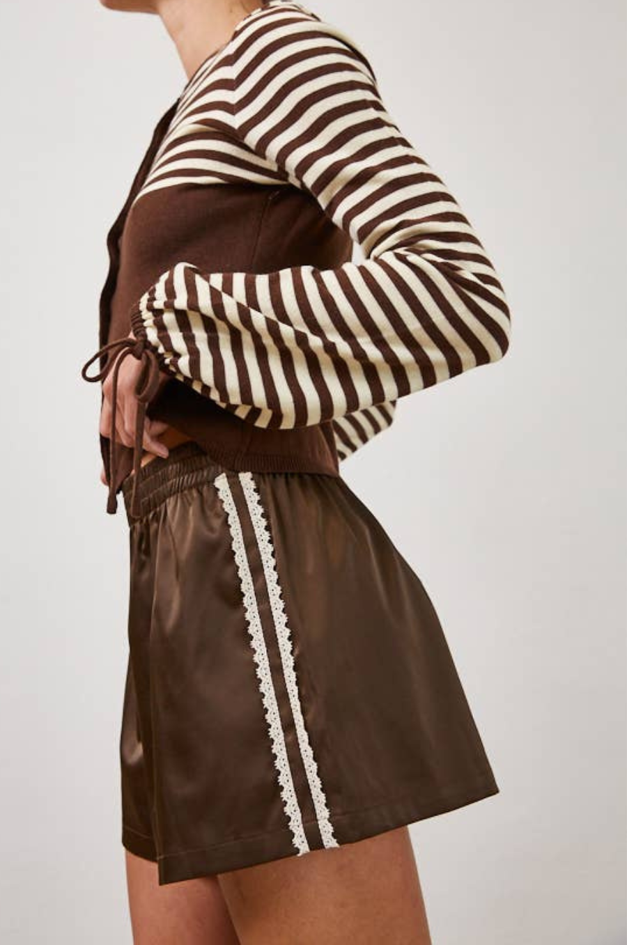 Willow Satin Lace Shorts