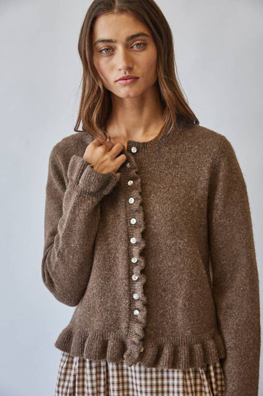 Willow Ruffle Cardigan