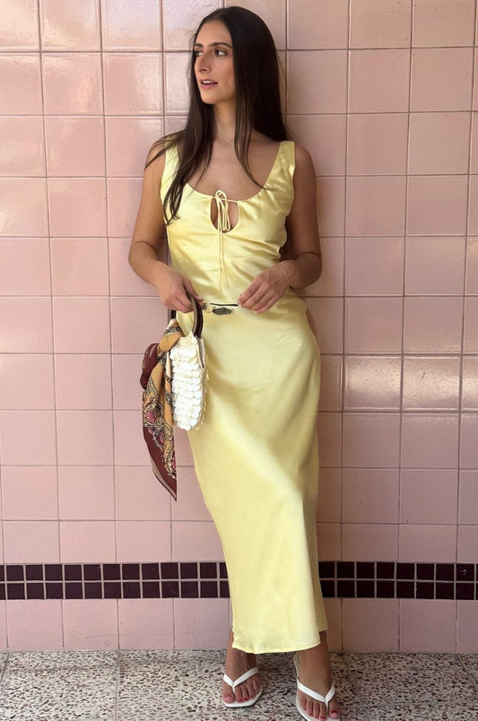 Soleil Satin Midi